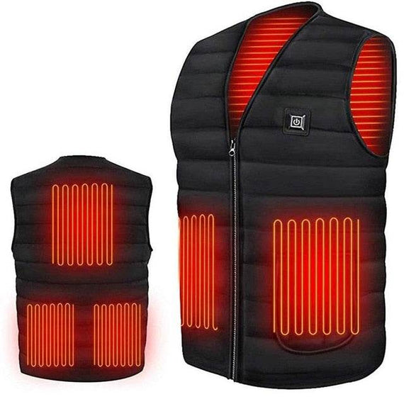 Men Women Autumn winter Vest Smart heating Cotton Vest