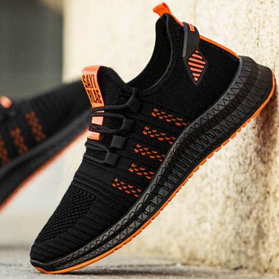 New Mesh Men's Sneakers Casual Shoes Lac-up Lightweight Comfortable Shoes