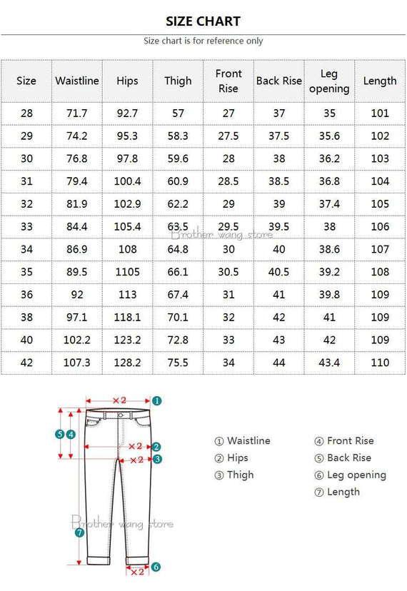 Men's Jeans Autumn Winter New Classic Style Blue Black Straight Jeans