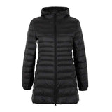 Spring Matte Ultra Light Down Women's Long Jacket Soft Warm Windbreaker