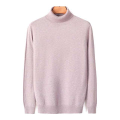 Autumn Winter Men's Warm Turtleneck Sweater High Quality Fashion Sweaters