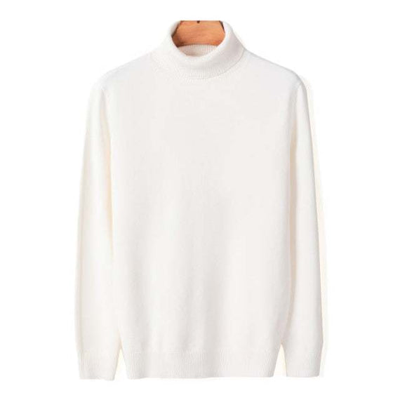 Autumn Winter Men's Warm Turtleneck Sweater High Quality Fashion Sweaters