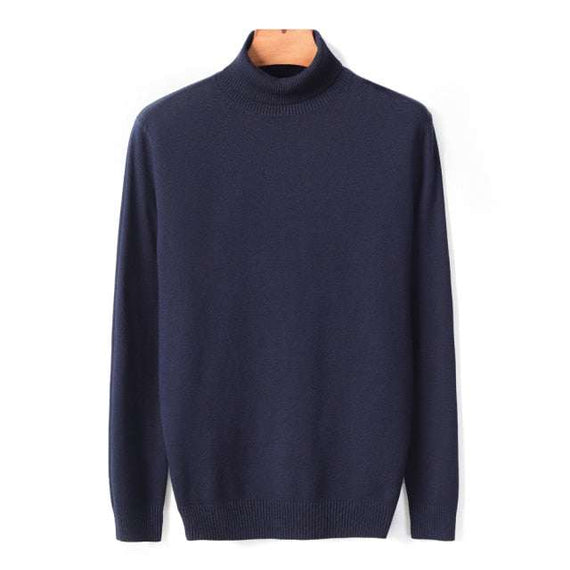 Autumn Winter Men's Warm Turtleneck Sweater High Quality Fashion Sweaters