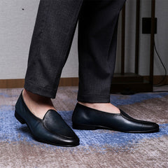 High-Quality Shoes Men's Genuine Leather Slip No Casual Shoes - Acapparelstore