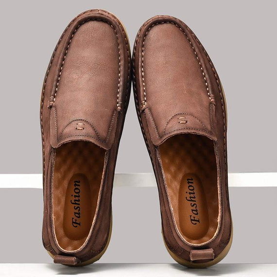 Classic Genuine Leather Men's Outdoor Shoes Breathable Casual Shoes