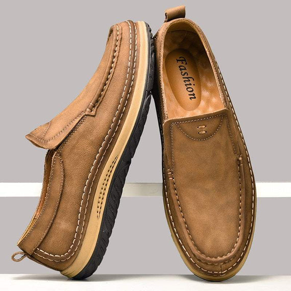 Classic Genuine Leather Men's Outdoor Shoes Breathable Casual Shoes