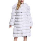 Luxury Super Long Women's Faux Fur Coat Thick Winter Outwear