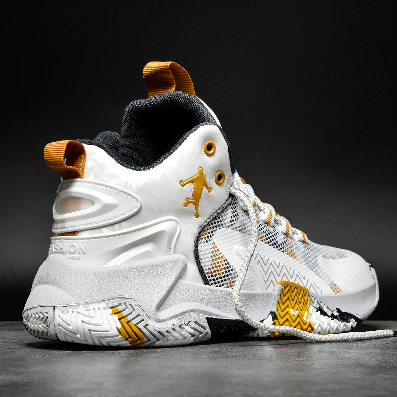 Unisex Basketball Shoes Golden Basketball Shoe Anti-skid Shoes - Acapparelstore
