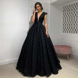 Elegant Sexy V-Neck Wedding Dress Cap Sleeve Sequined Backless A-Line Dress