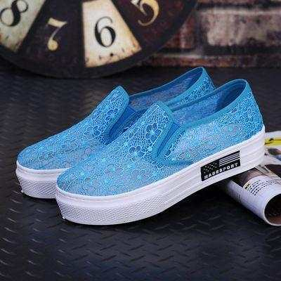 Solid Color Women Breathable Spring Autumn Flats Shoes