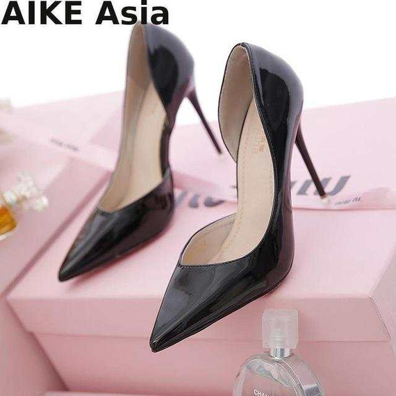 High Heels Shoes Pointed Toe Thin Heel