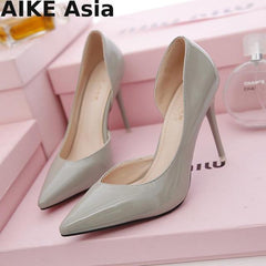 High Heels Shoes Pointed Toe Thin Heel - Acapparelstore