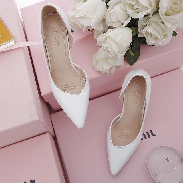 High Heels Shoes Pointed Toe Thin Heel - Acapparelstore