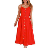 Casual Vintage Women Summer Sexy Dress