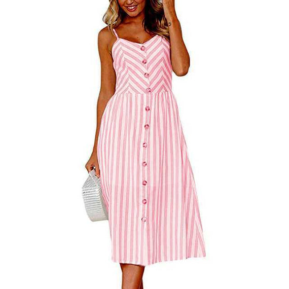 Casual Vintage Women Summer Sexy Dress
