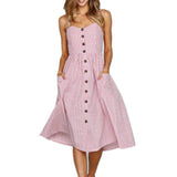 Casual Vintage Women Summer Sexy Dress