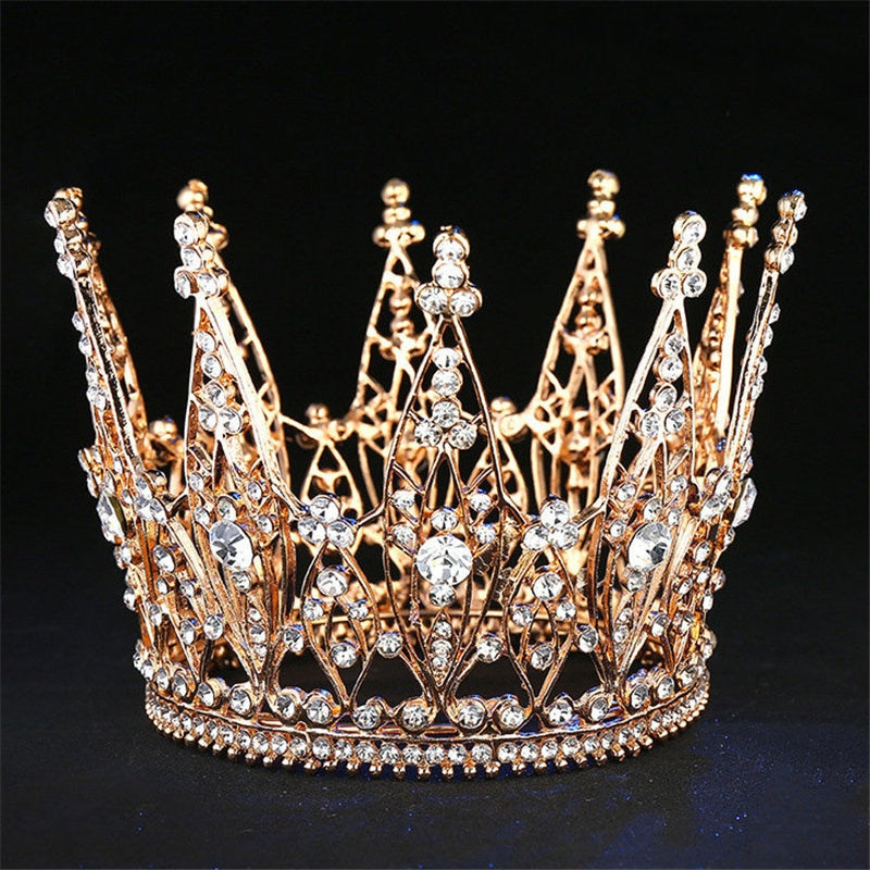 Fashion Pageant Bride Tiara Rhinestone Crown hair accessories - Acapparelstore