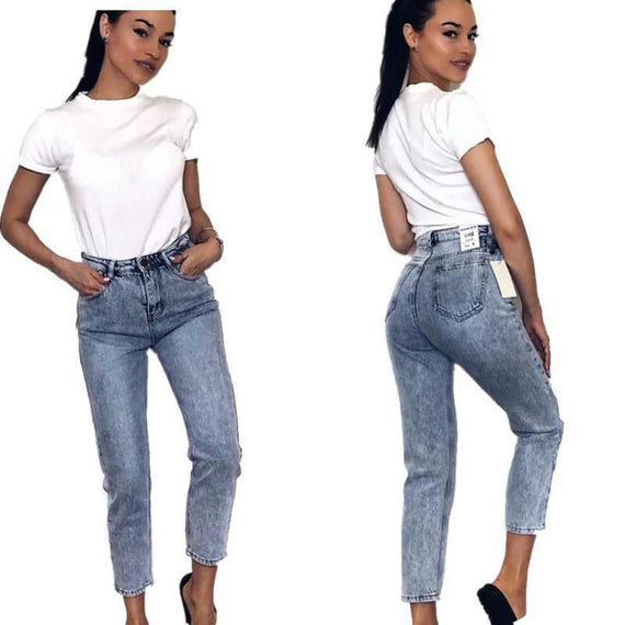 Chic Mom Loose Jean Pants